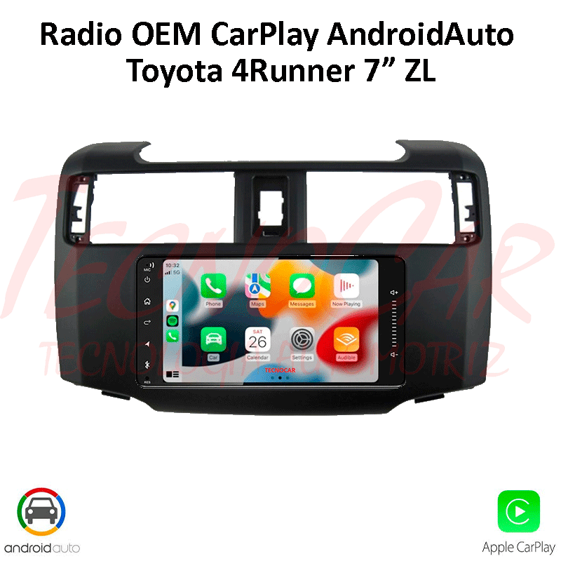 RADIO TOYOTA 4RUNNER CARPLAY / ANDROID AUTO / 7"